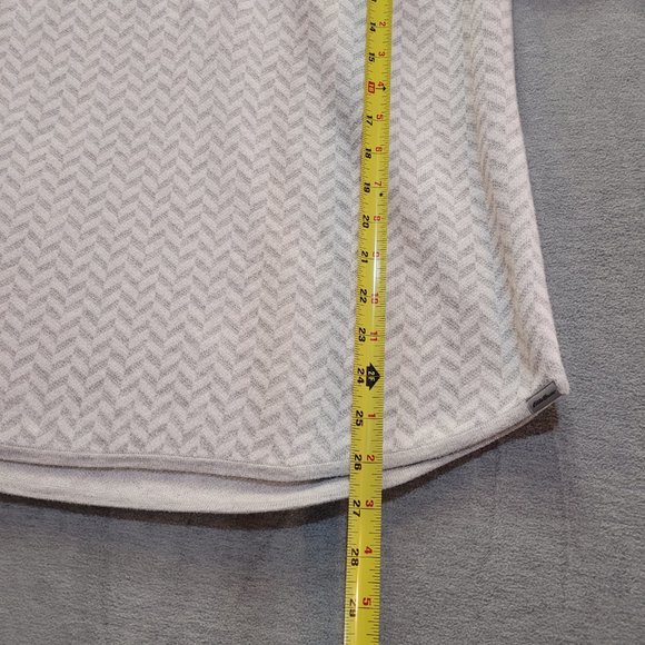 COPY - Eddie Bauer Top Women Large Sweater Quarter Zip Long Sleeve Grey - Picture 8 of 11